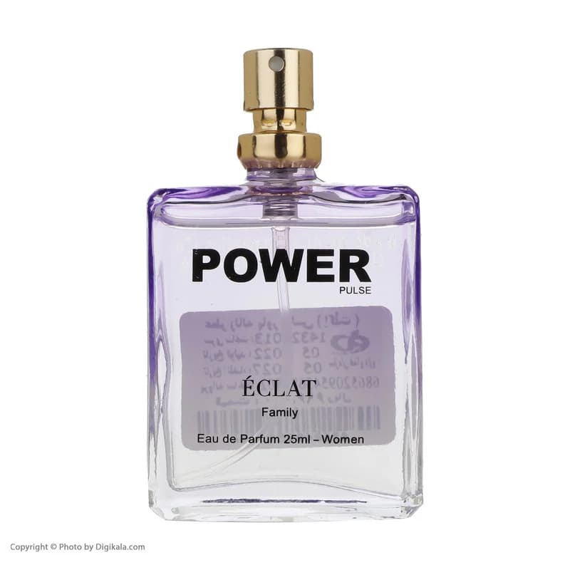 عطر جیبی زنانه پاور پالس مدل اکلت حجم 25 میلی لیتر — تصویر ۳