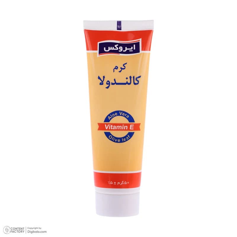 کرم مرطوب کننده دست و صورت ایروکس مدل Calendoola مناسب برای انواع پوست وزن 50 گرم — تصویر ۶