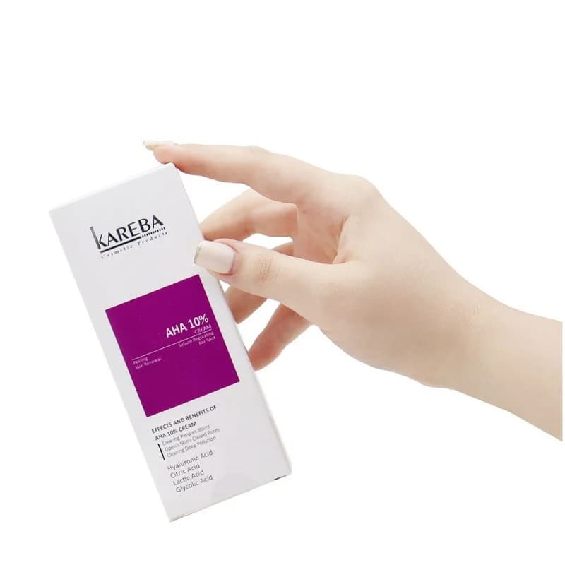 کرم لایه‌بردار صورت کاربا مدل AHA10% مناسب برای انواع پوست حجم 30 میلی لیتر — تصویر ۳