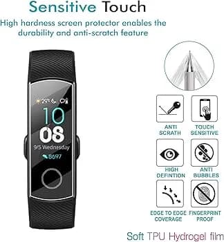 محافظ صفحه مچ بند هوآوی Huawei Honor Band 5 هیدروژل