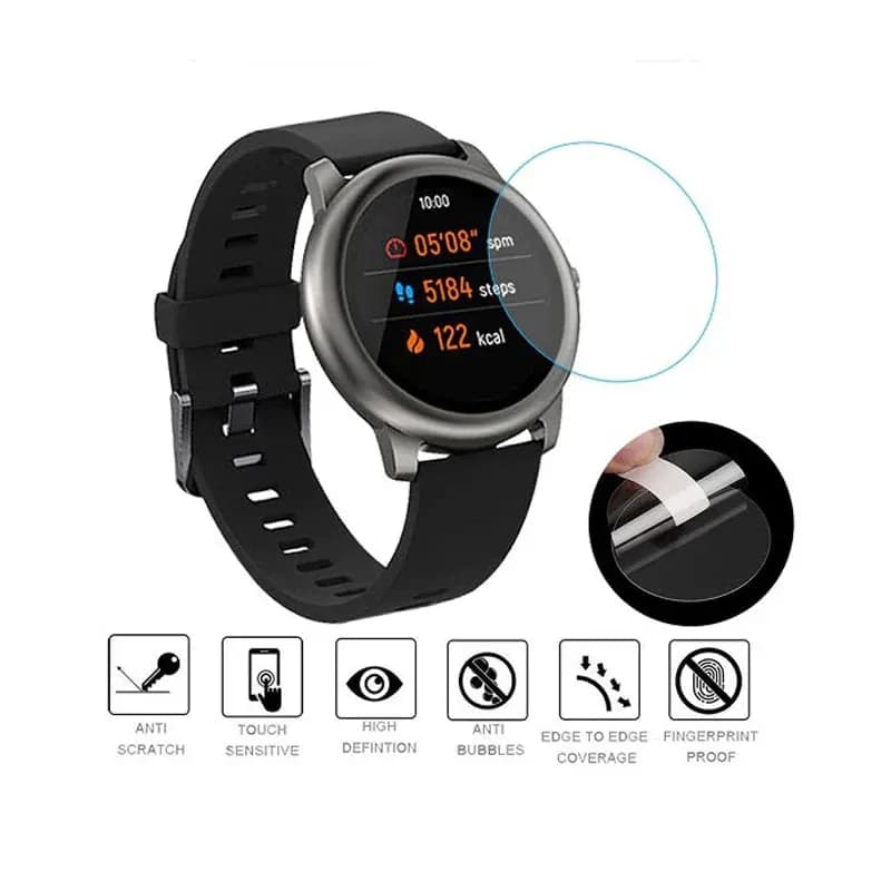 محافظ صفحه ساعت هایلو Xiaomi Haylou Solar LS05هیدروژل — تصویر ۳