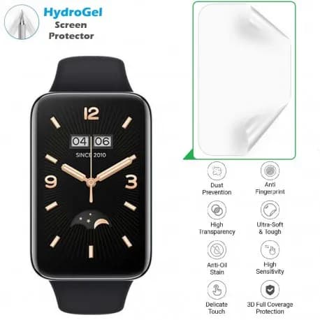 محافظ صفحه مچ بند شیائومی mi band 7 pro هیدروژل — تصویر ۳