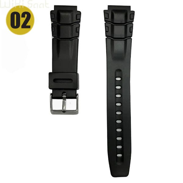 بند ساعت رابر Casio-Q&Q — تصویر ۳