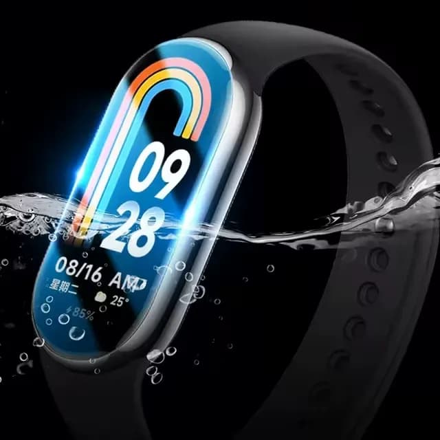محافظ صفحه مچ بند شیائومی mi band 8 هیدروژل — تصویر ۳