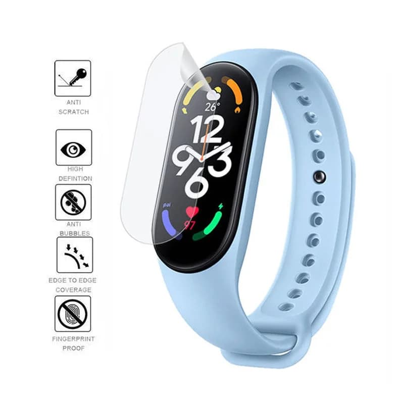 محافظ صفحه مچ بند شیائومی Mi Band 9 هیدروژل — تصویر ۲