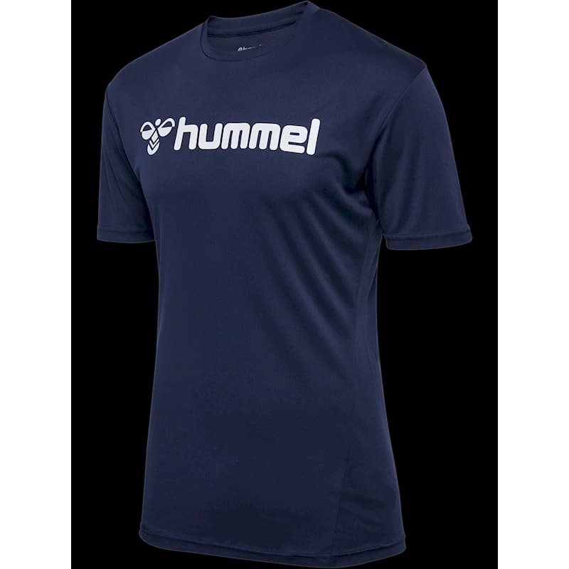 تیشرت سورمه ای مردانه سایز L و XL برند HUMMEL کد 205582 — تصویر ۳