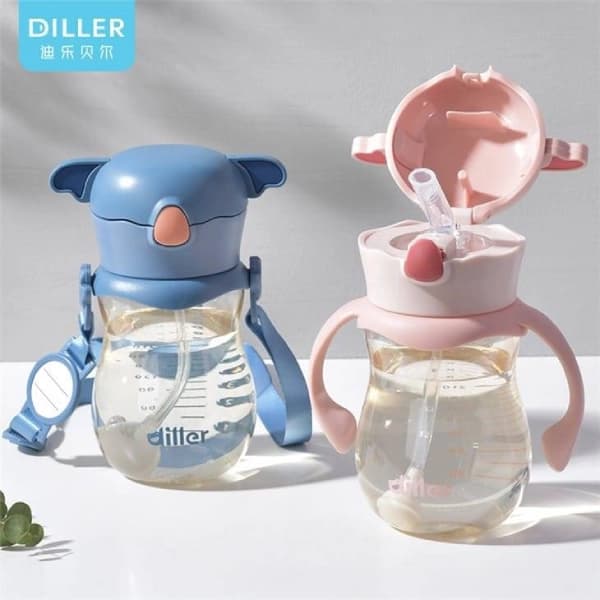 لیوان آبخوری آموزشی کودک نی دار کوالا diller
