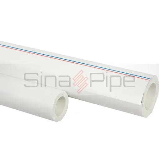 لوله تک لایه PP-R سفید آذین سایز 25