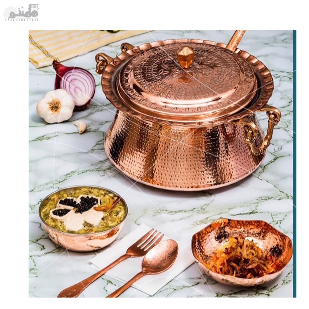 دیگچه مسی کوچک فانتزی — تصویر ۲