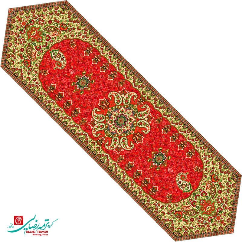 رومیزی ناهار خوری ترمه طرح سپهر — تصویر ۸