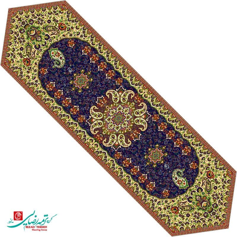 رومیزی ناهار خوری ترمه طرح سپهر — تصویر ۵
