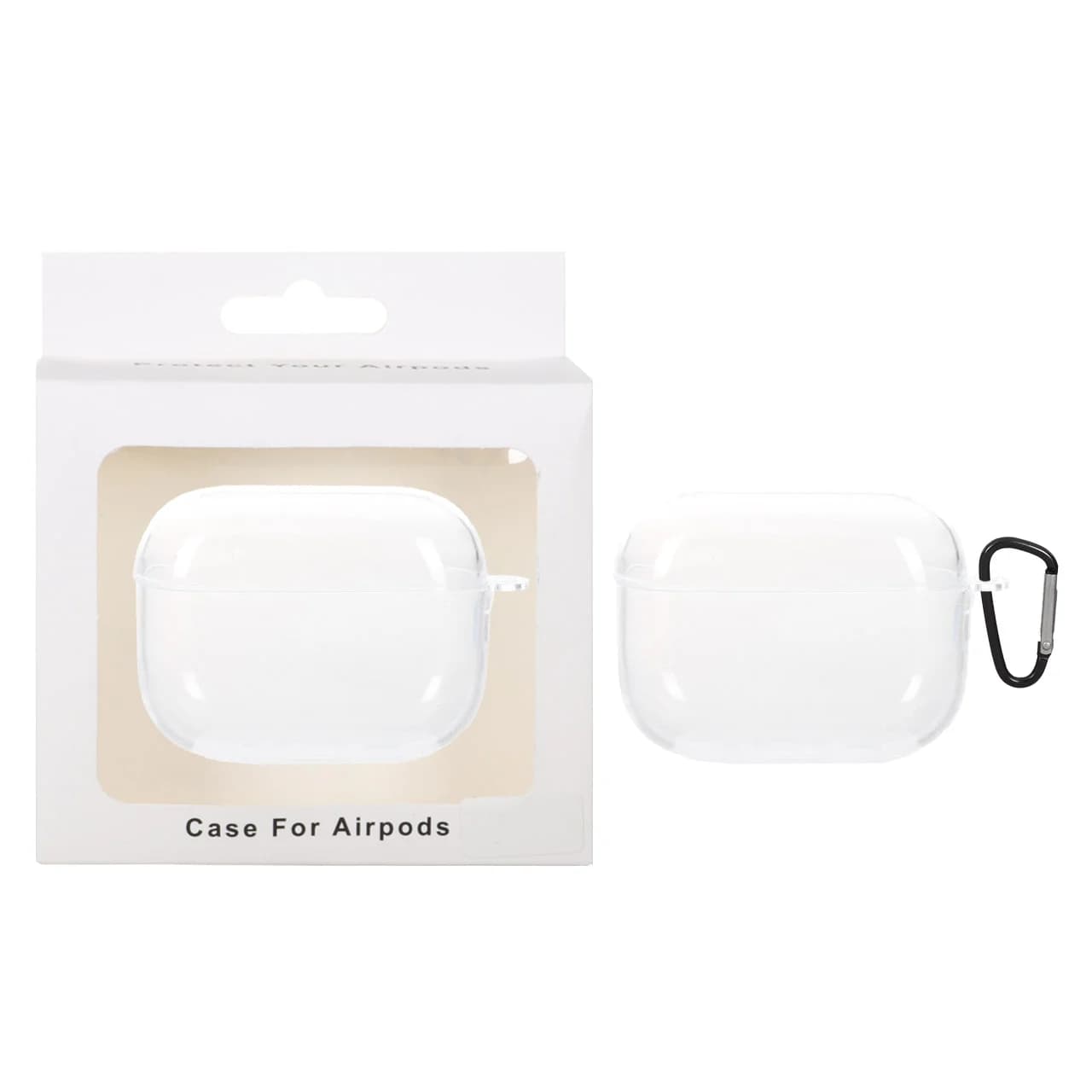 کاور ایرپاد ژله ای شفاف مدل MPS – Apple Airpods Pro 3 (پک دار)