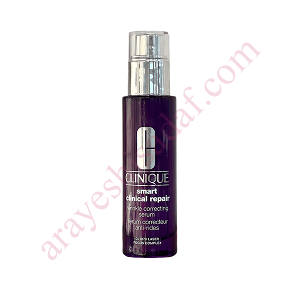 سرم ضد چروک کلینیک مدل اسمارت کلینیکال ریپیر اصل اروپایی حجم ۱۰۰میل CLINIQUE SMART CLINICAL REPAIR WRINKLE CORRECTING SERUM