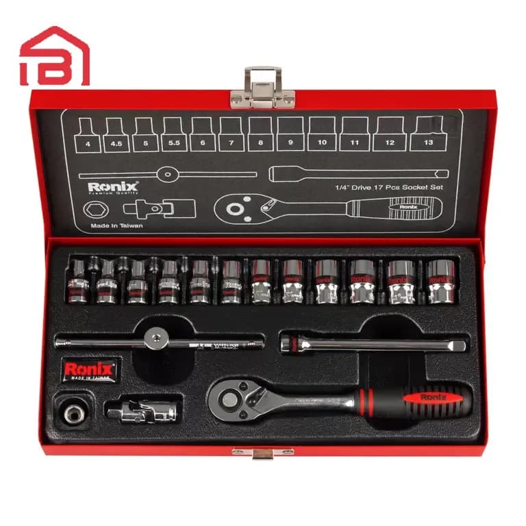 جعبه بکس 17 پارچه رونیکس مدل RH-2617 — تصویر ۲