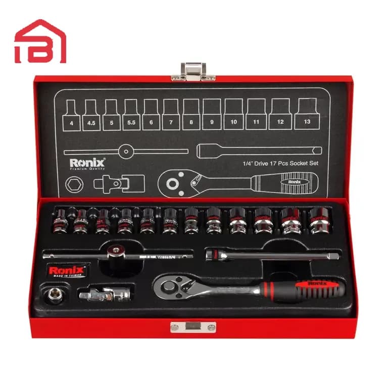 جعبه بکس 17 پارچه رونیکس مدل RH-2617 — تصویر ۳