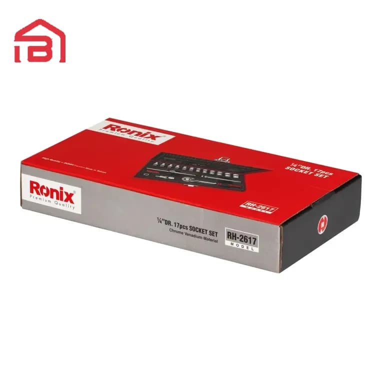 جعبه بکس 17 پارچه رونیکس مدل RH-2617 — تصویر ۴