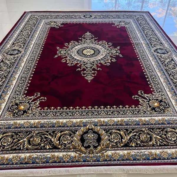 فرش 700 شانه کاشان طرح ژیوا لاکی — تصویر ۲