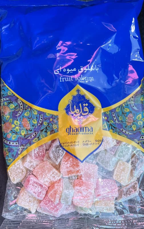 لوکوم میوه ای مخلوط قدیما (باسلوق میوه ای) ۷۰۰ گرمی