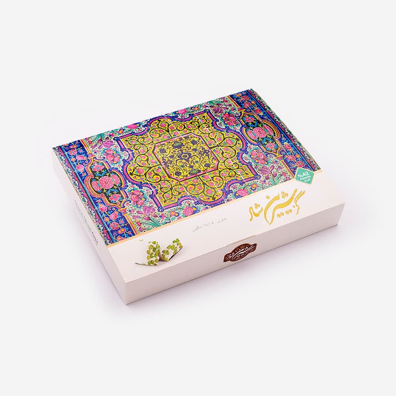 گز لقمه ۴۲ درصد پسته شیرین شاد