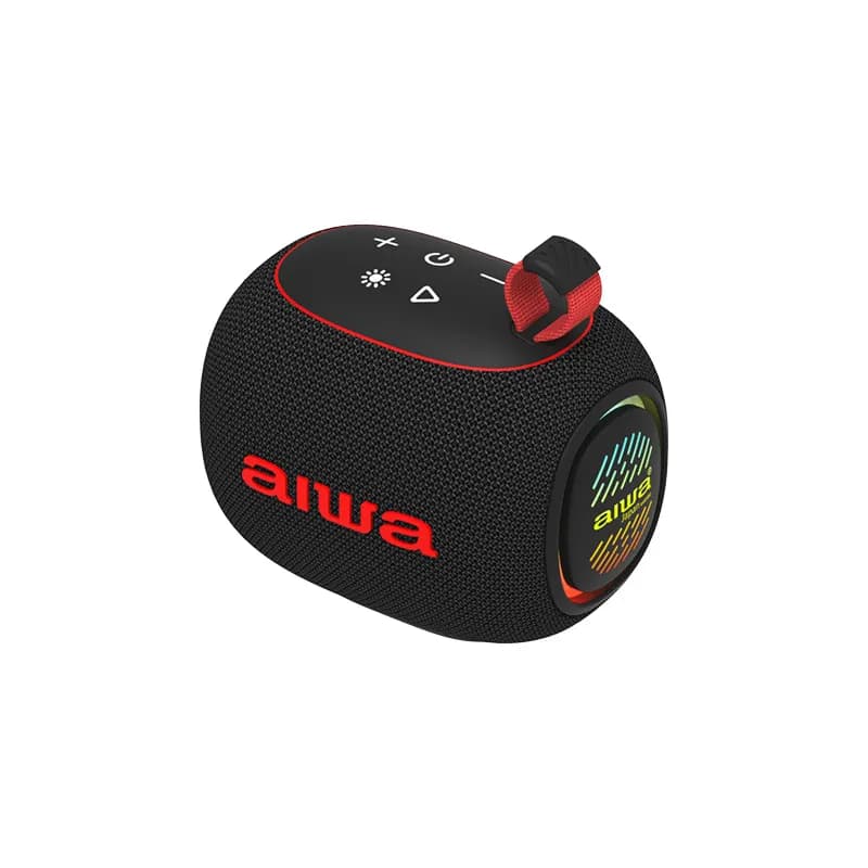 مینی اسپیکر بلوتوثی آیوا مدل AW-X0201 RBS؛ کوچک، ضدآب و مجهز به بلوتوث ۵.۳ — تصویر ۲