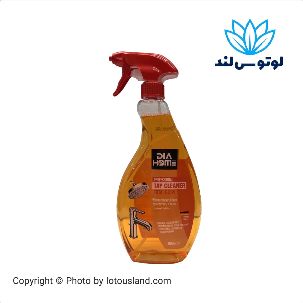 اسپری تمیز کننده شیرآلات دیا هوم مدل Total Glow حجم 800 میل