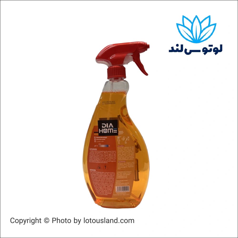 اسپری تمیز کننده شیرآلات دیا هوم مدل Total Glow حجم 800 میل — تصویر ۲