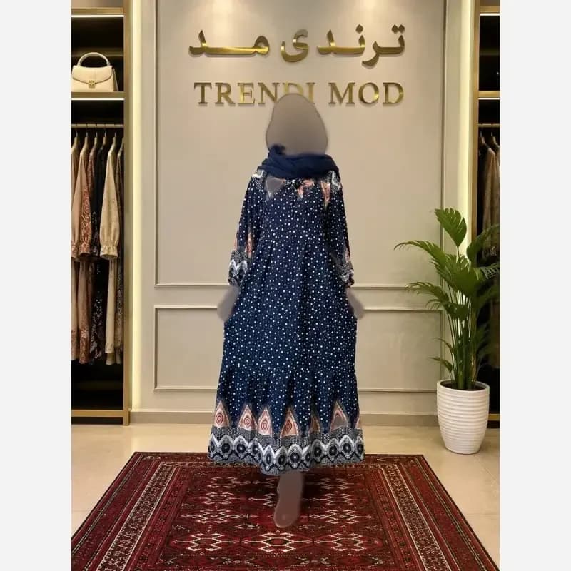 ساحلی نخی طرح توپ توپی فری سایز نرم و راحت — تصویر ۳