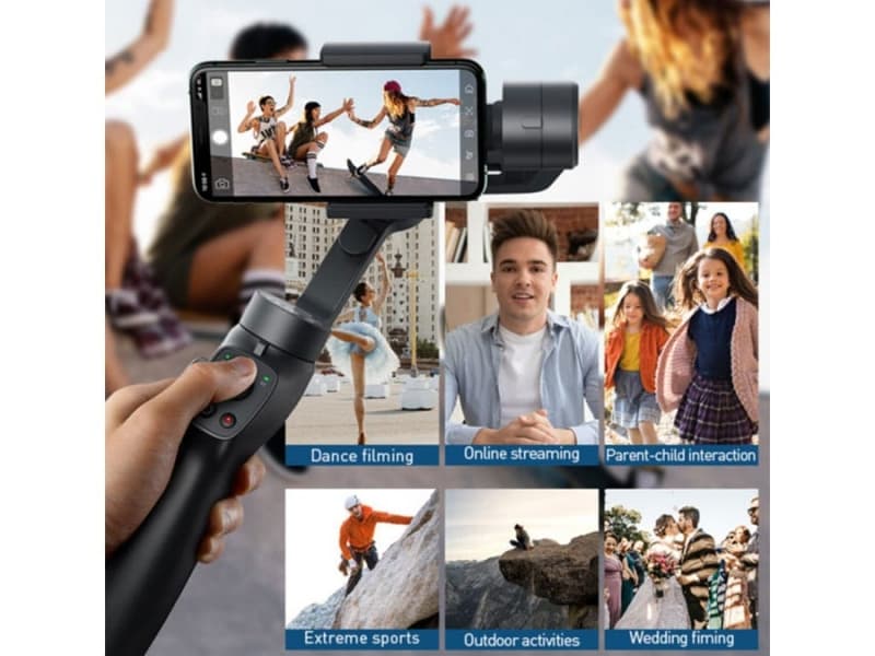گیم بال سه محوره بلوتوثی بیسوس Baseus Handheld Gimbal Stabilizer — تصویر ۶