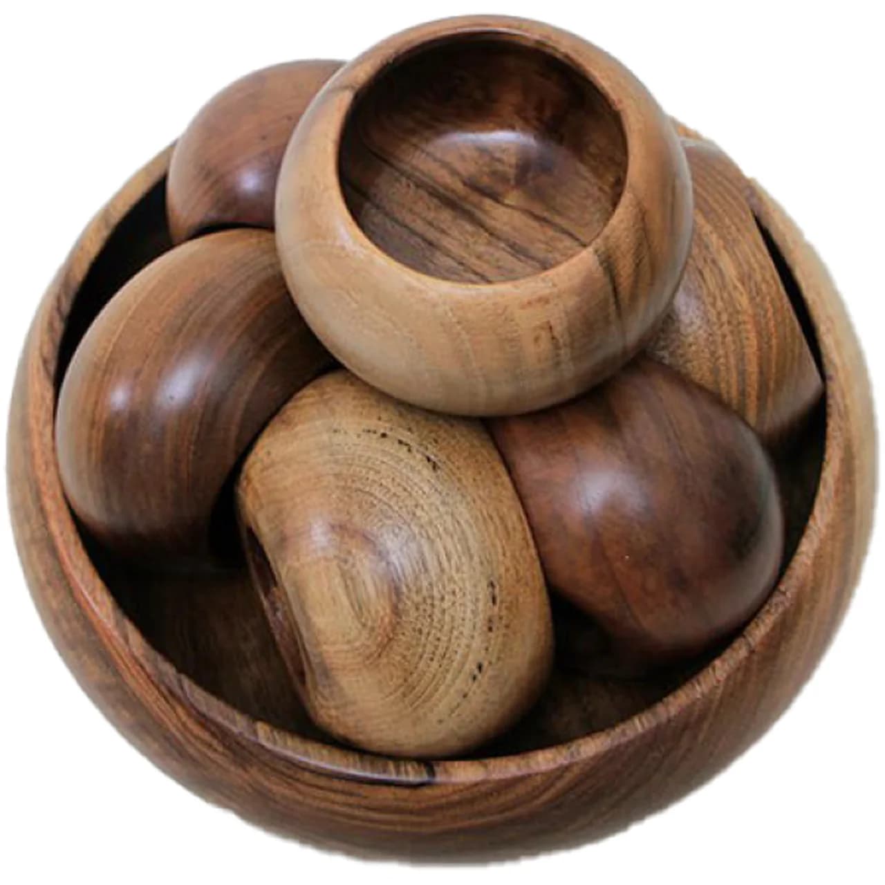 سرویس آجیل خوری 7 پارچه گردو