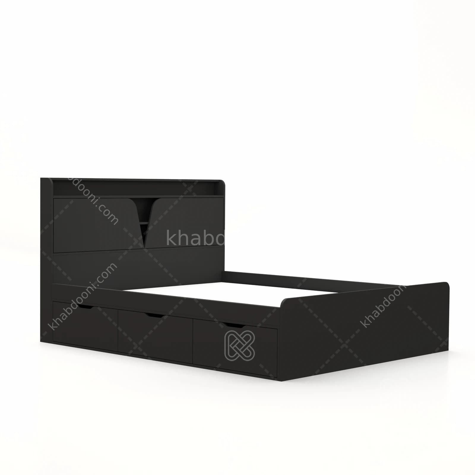 تخت خواب دو نفره پرهام شش کشو — تصویر ۸
