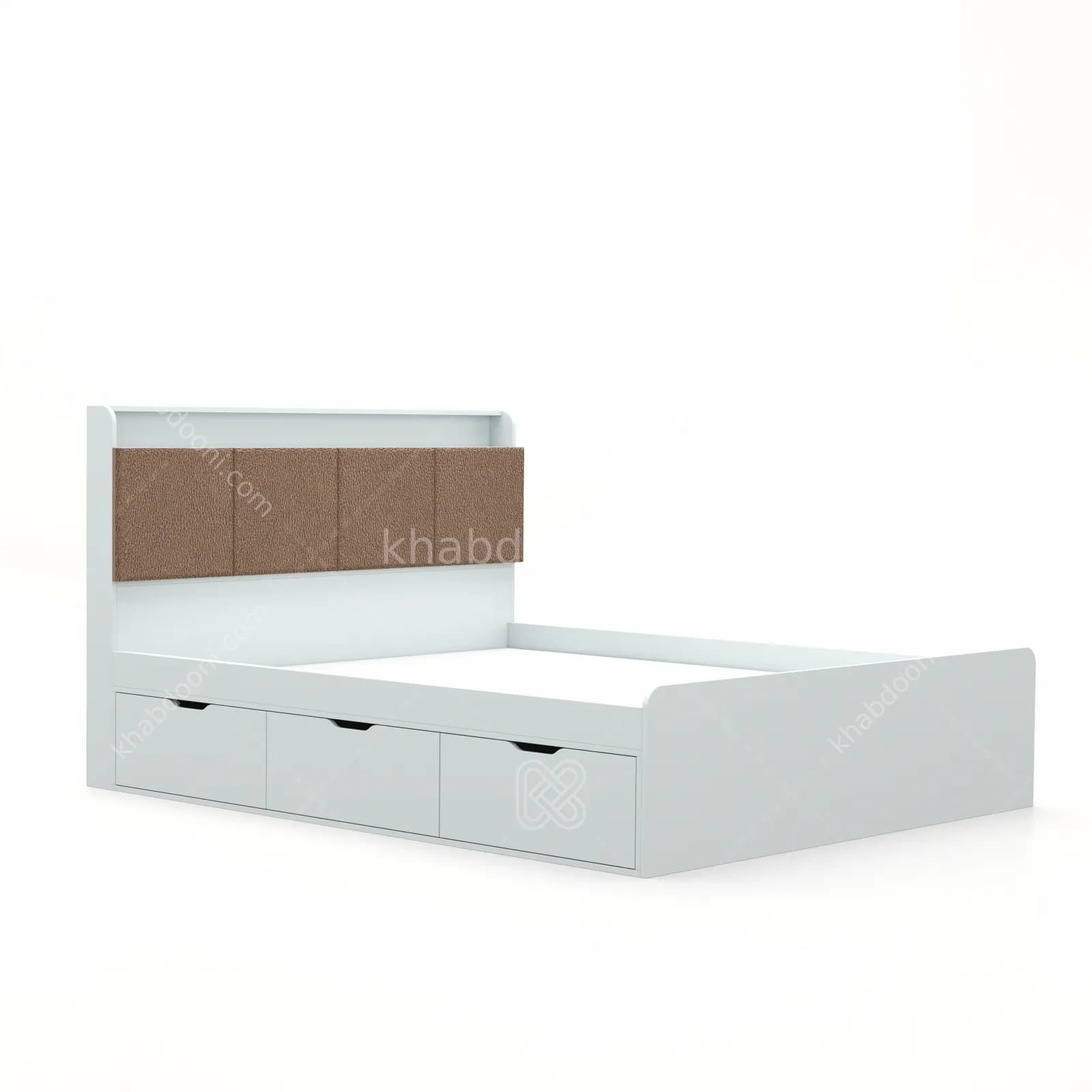 تخت خواب دو نفره نوید سه کشو — تصویر ۶