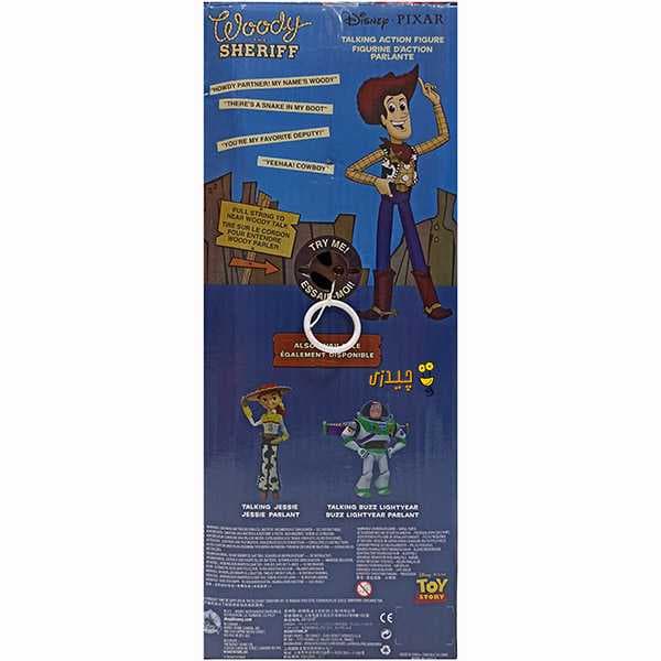 عروسک سخنگو وودی کلانتر Toy Story مدل Woody Sheriff — تصویر ۴