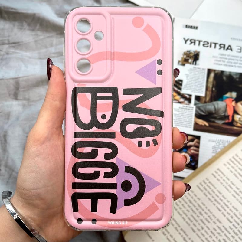 قاب گوشی Galaxy A24 سامسونگ Mellow Case سیلیکونی ضد ضربه ایربگ دار عروسکی محافظ لنز دار طرح فانتزی کد 308308