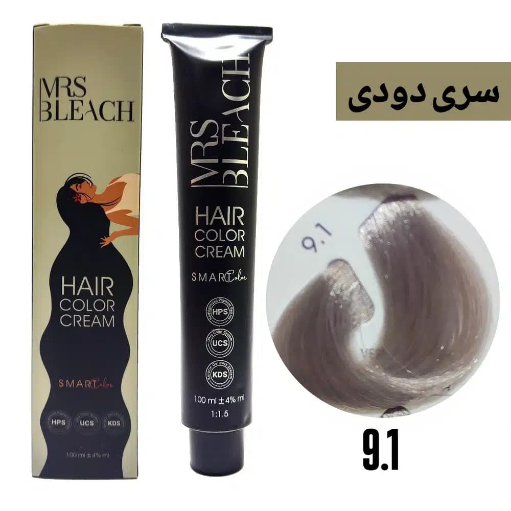 رنگ موی میس بلیچ سری دودی شماره 9.1