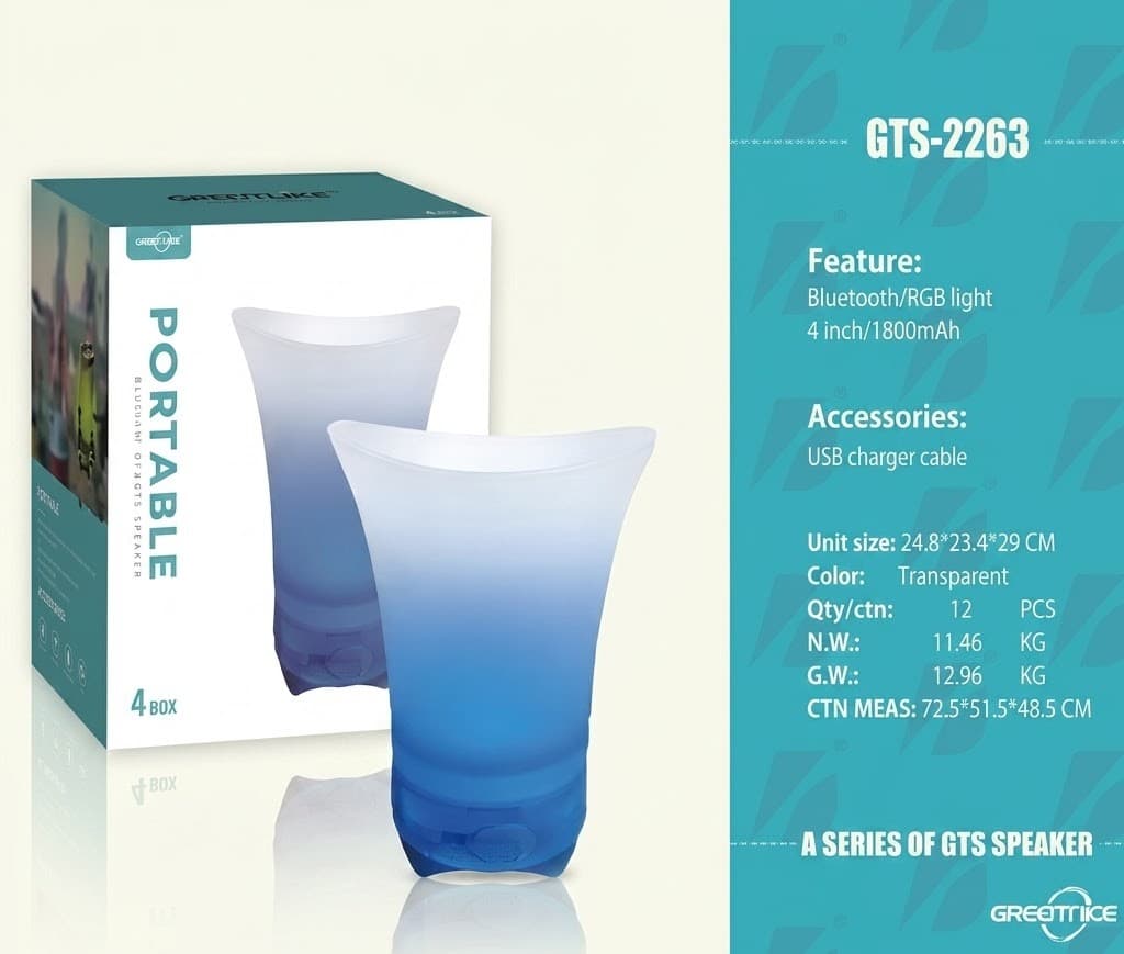 اسپیکر بلوتوثی قابل حمل مدل GTS 2263