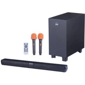 اسپیکر ساندبار حرفه ایی میکروفون دار برودو bts-2001 (فروش عمده پک های 2 عددی)