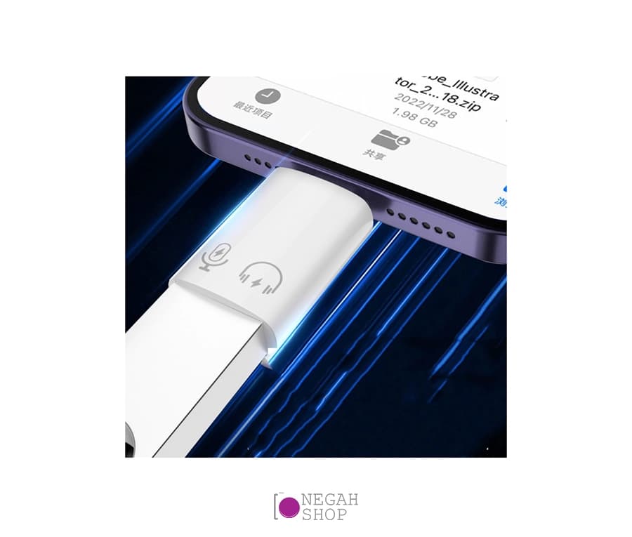 تبدیل USB 3.0 به Lightning برند Zomei — تصویر ۴