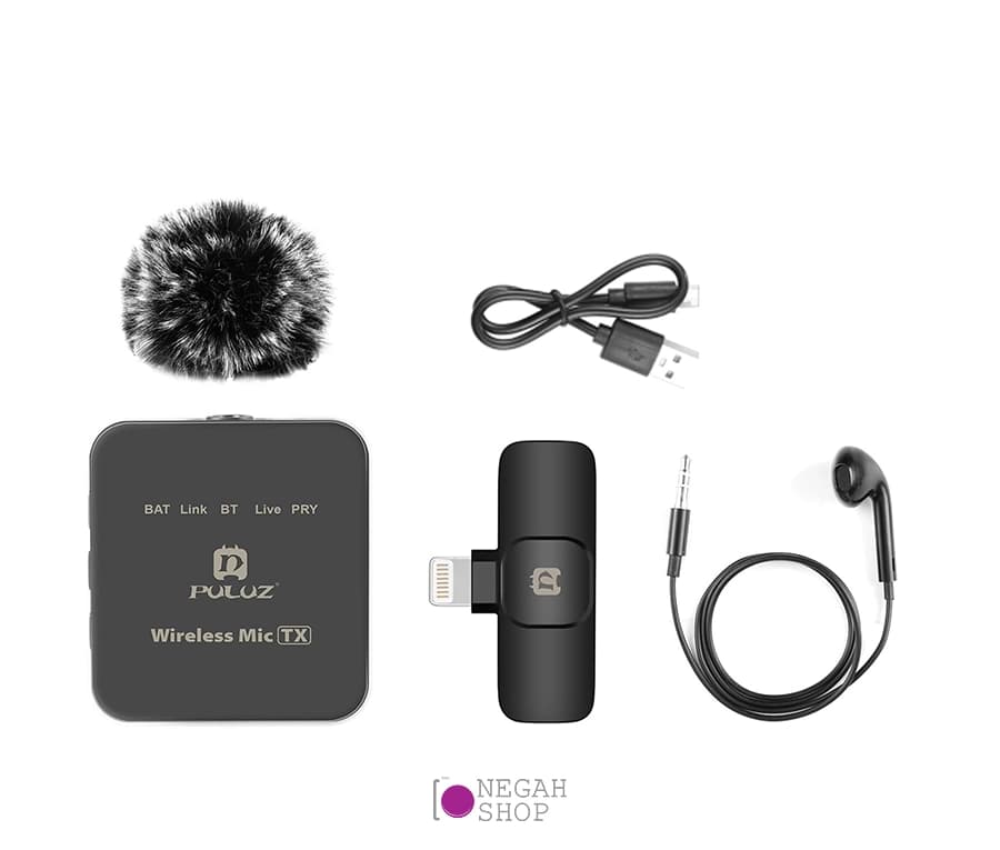 میکروفون بی سیم Puluz PU645B Lightning — تصویر ۲