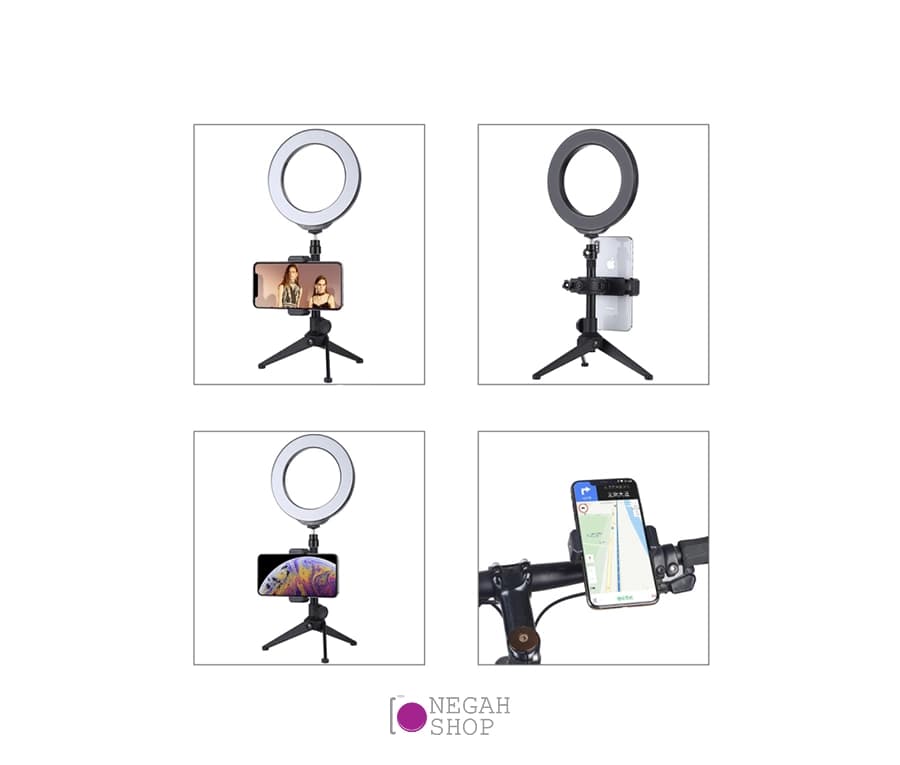 نگهدارنده موبایل پلوز مدل Puluz PU266 با قابلیت اتصال به میله — تصویر ۵