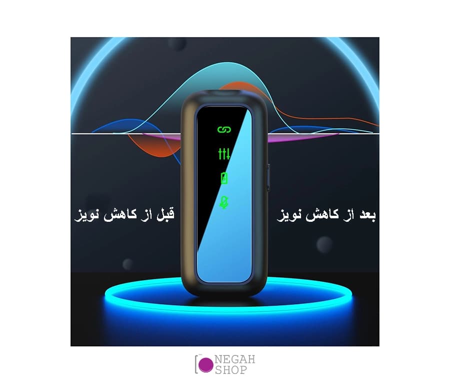 میکروفون بی سیم تک کاناله Zomei Type C — تصویر ۵