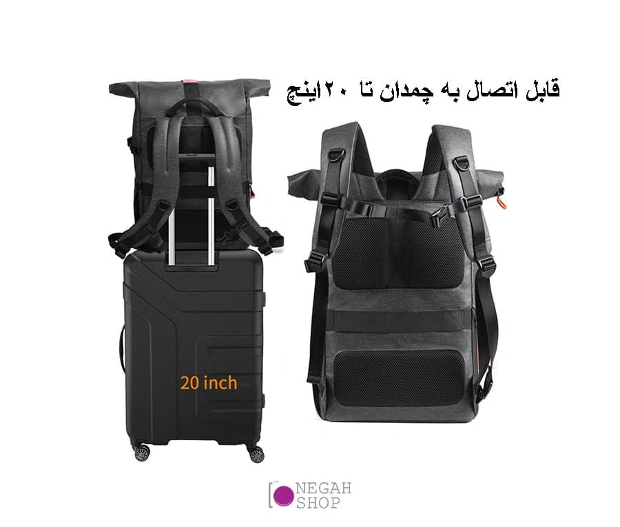 کیف کوله پشتی دوربین K&F 13.096V1 — تصویر ۶