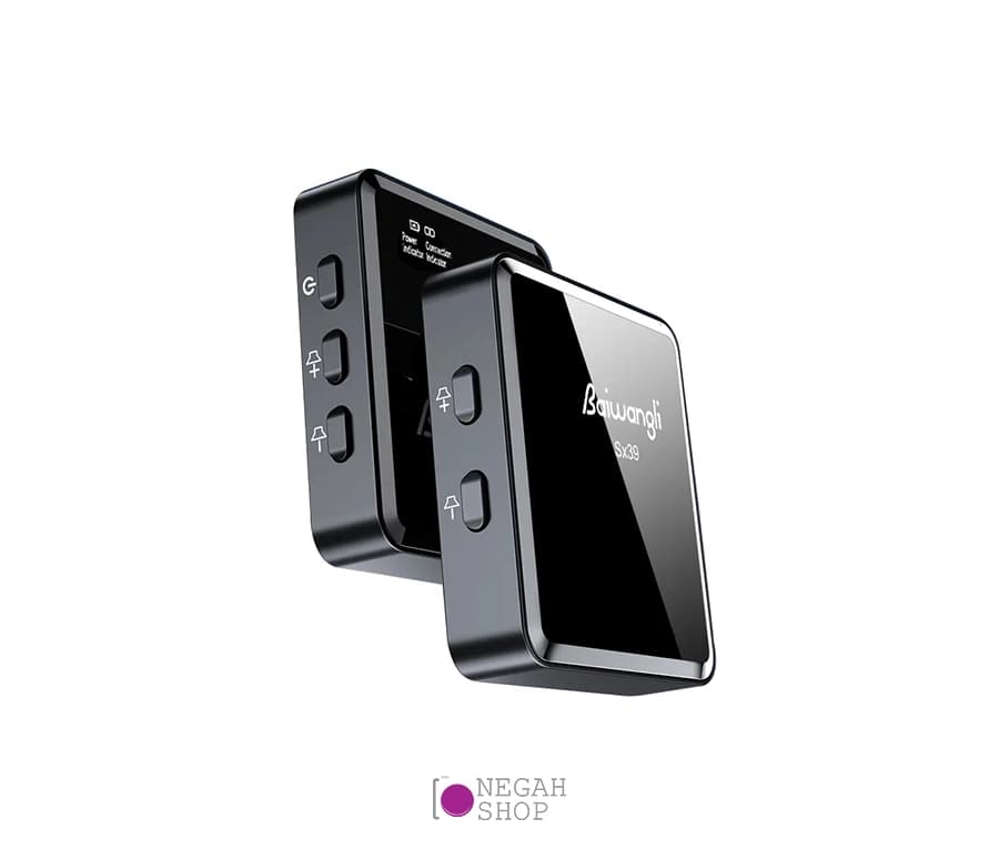 میکروفون بی سیم تک کاناله Baiwangli SX39 Type C