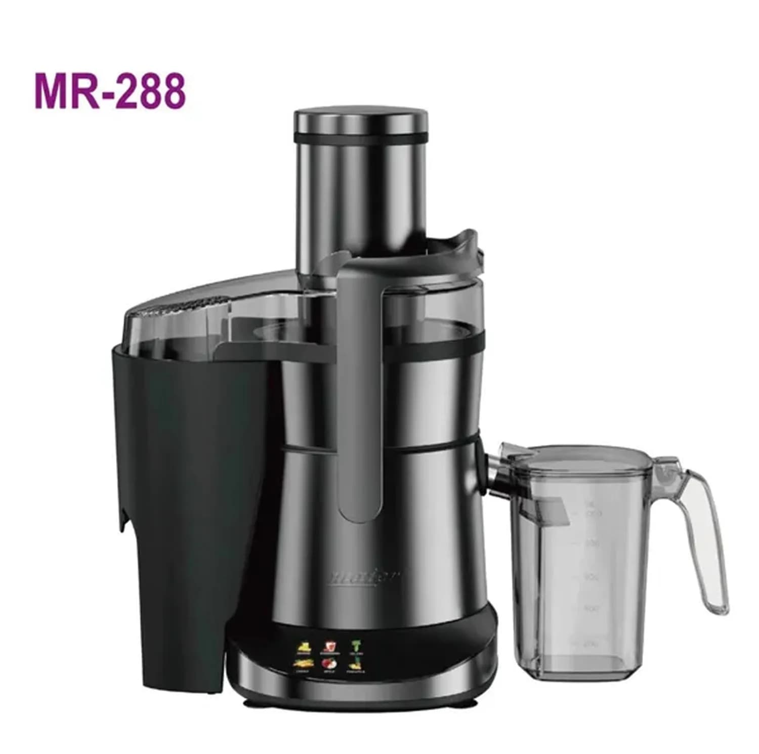 آبمیوه‌گیری 1500 وات مایر مدل MR-288 — تصویر ۲