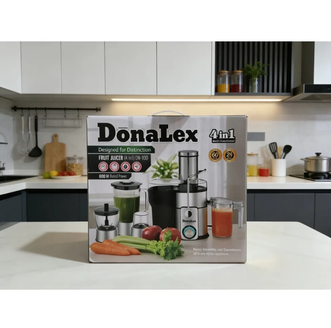 آبمیوه‌گیری چند کاره 800 وات دونالکس مدل Prer_don — تصویر ۲