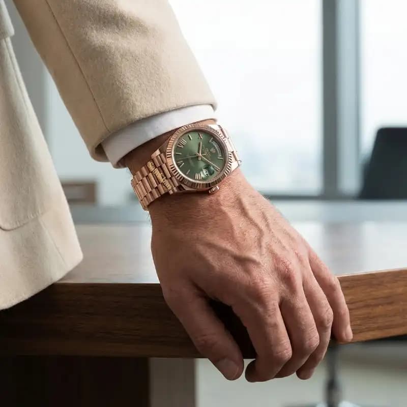 ساعت مردانه رولکس پریچوال اتوماتیک ROLEX OYSTER PERPETUAL RM096 — تصویر ۲