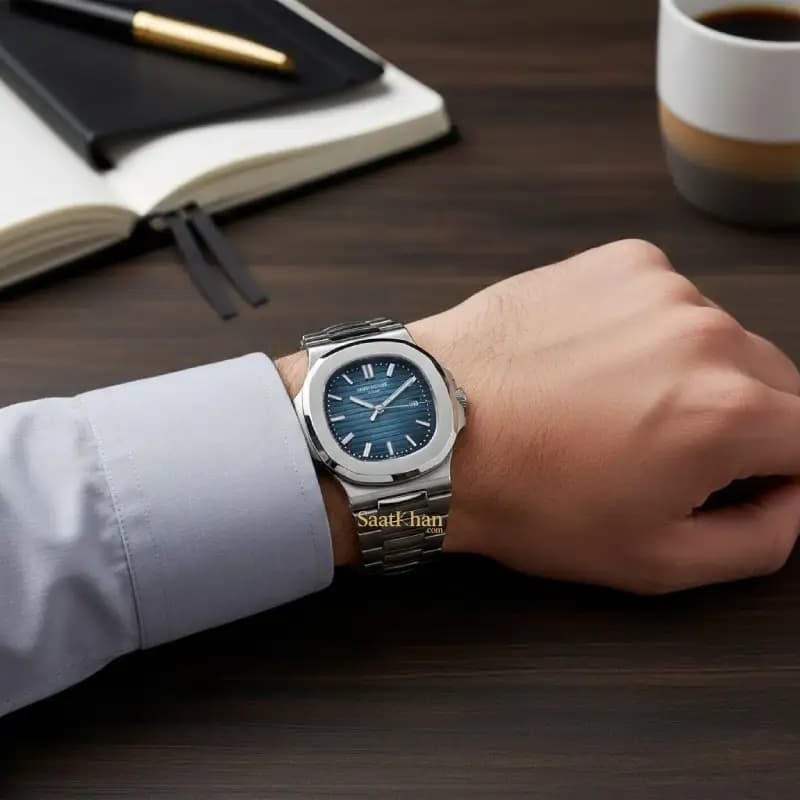 ساعت مردانه پتک فیلیپ اتوماتیک موتور سوئیس PATEK PHILIPPE PM11 — تصویر ۲