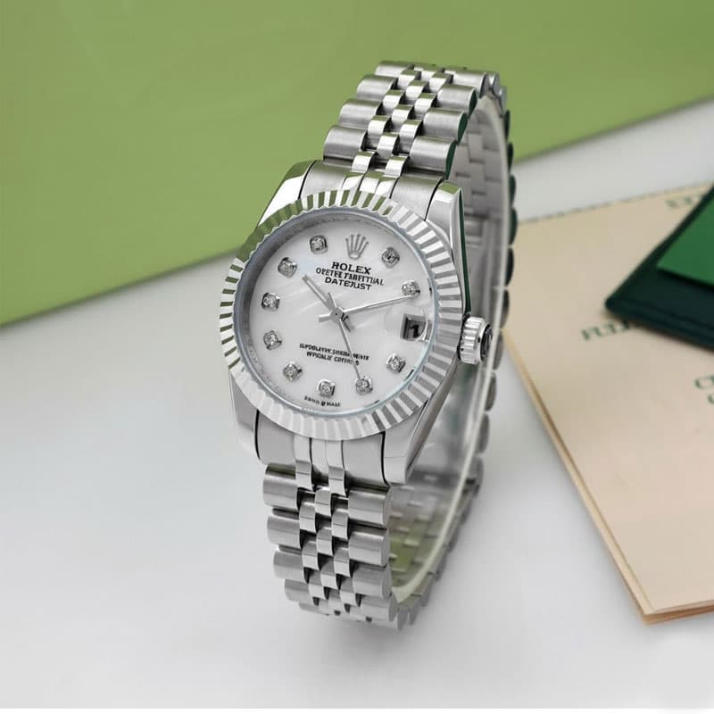 ساعت زنانه رولکس دیت جاست کوارتز مدیوم ROLEX DATEJUST RL028 — تصویر ۲