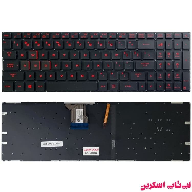 کیبورد لپ تاپ ایسوس ASUS ROG GL502VM