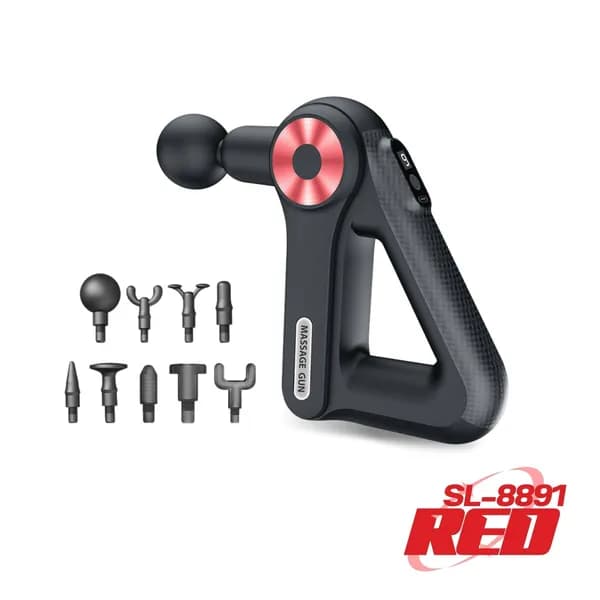 ماساژور تفنگی شارژی مدل MASSAGE GUN مدل SL-8891 کد A499 — تصویر ۲