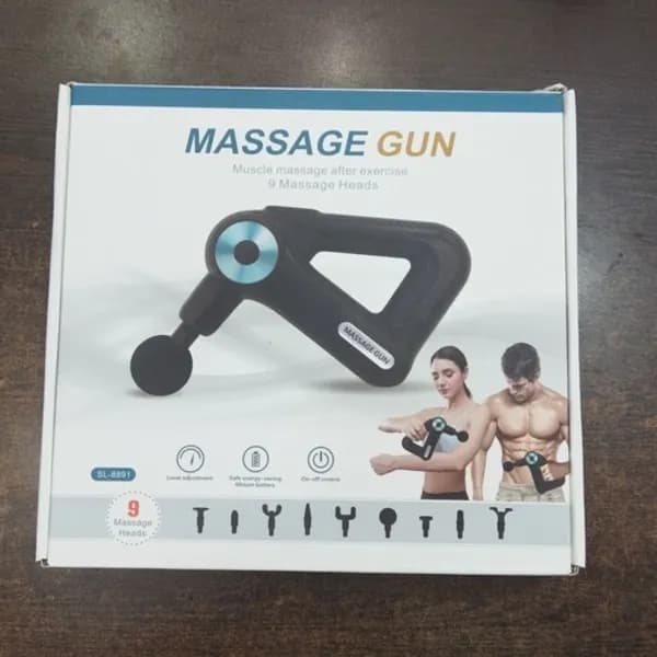 ماساژور تفنگی شارژی مدل MASSAGE GUN مدل SL-8891 کد A499 — تصویر ۴